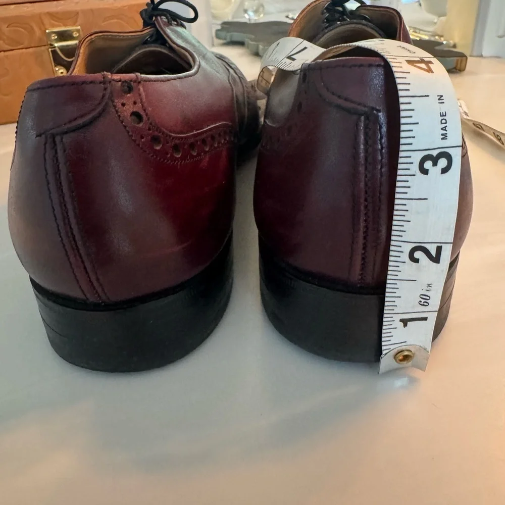 Johnston & Murphy Burgundy Aristocraft Shoes US 9.5